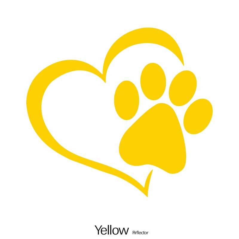 Show Love Furry Friend Heart shaped Dog Paw Print Car - Temu Canada