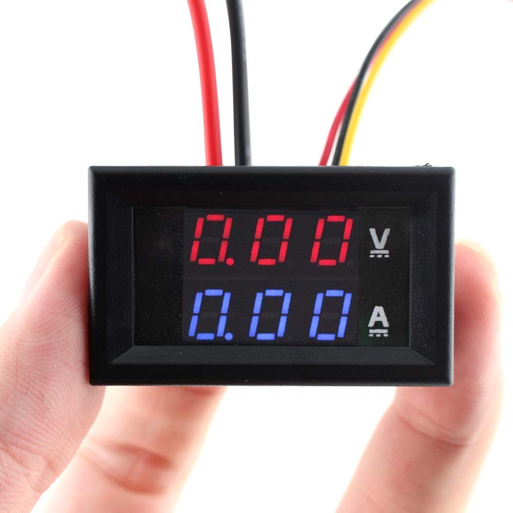 LED numérique Volt amp Hz AC ampèremètre voltmètre courant le témoin de  tension de fréquence - Chine Voltmètre ampèremètre, voltmètre numérique à  LED carrés ampèremètre