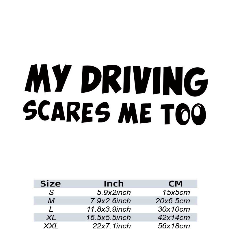 Funny Warning Bumper Stickers Decals - This Is My Other Car - 6 x