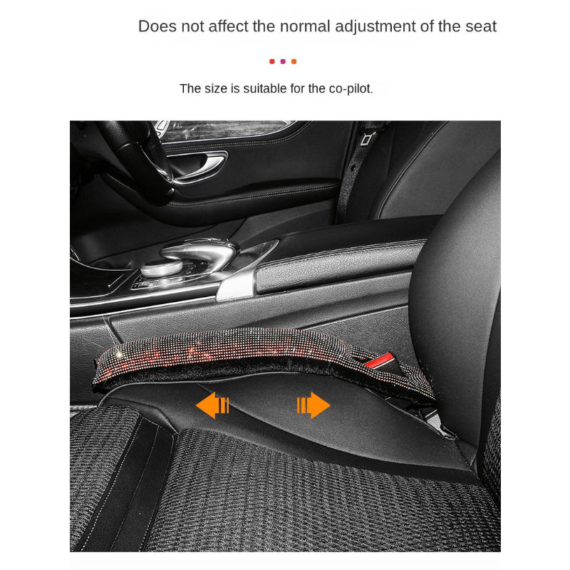 NEW 2PCS Car Seat Gap Filler Side Seam Plug Strip Leak-proof Filling Strip  Auto Interior For Mazda CX-4 SUV Decoration Supplies