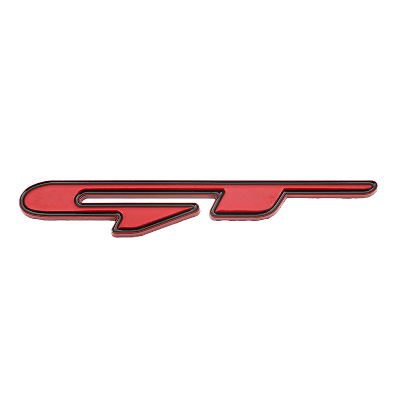 3d Metal Gt Line Emblem Car Stickers Front Grille Badge For - Temu