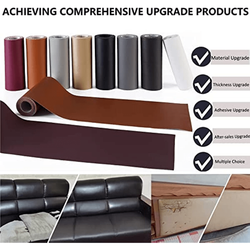 Leather Tape Self-adhesive Leather Repair Patch For Sofas, Couch,  Furniture, Drivers Seat,leather Repair Tape Patch Leather Adhesive - Temu  Japan