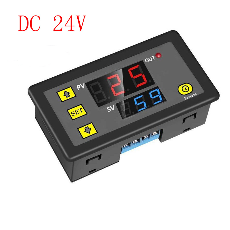 New Small Time Timer Relay Control Switch Cycle Delay Display Digital 12V 8  PIN