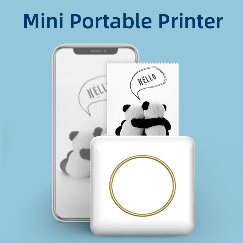C20 Hd Bt Thermal Mini Portable Printer Multifunctional Stickers Labeling  Machine Self Adhesive Label 2d Printers Drucker, Today's Best Daily Deals