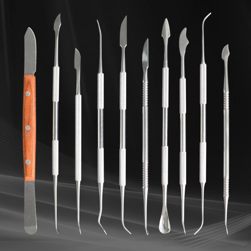 10pcs Stainless Steel Wax Carving Tool Set Sculpting Tool Set Dental  Instrument