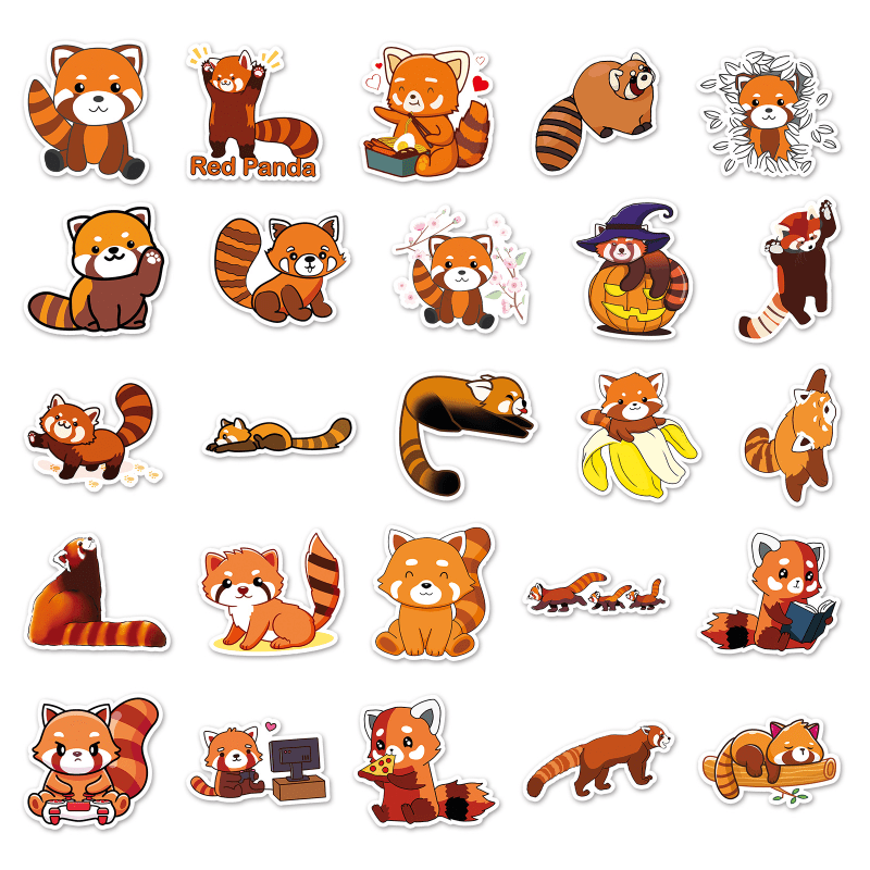 Panda Stickers Cartoon Cute Animal Waterproof Self adhesive - Temu