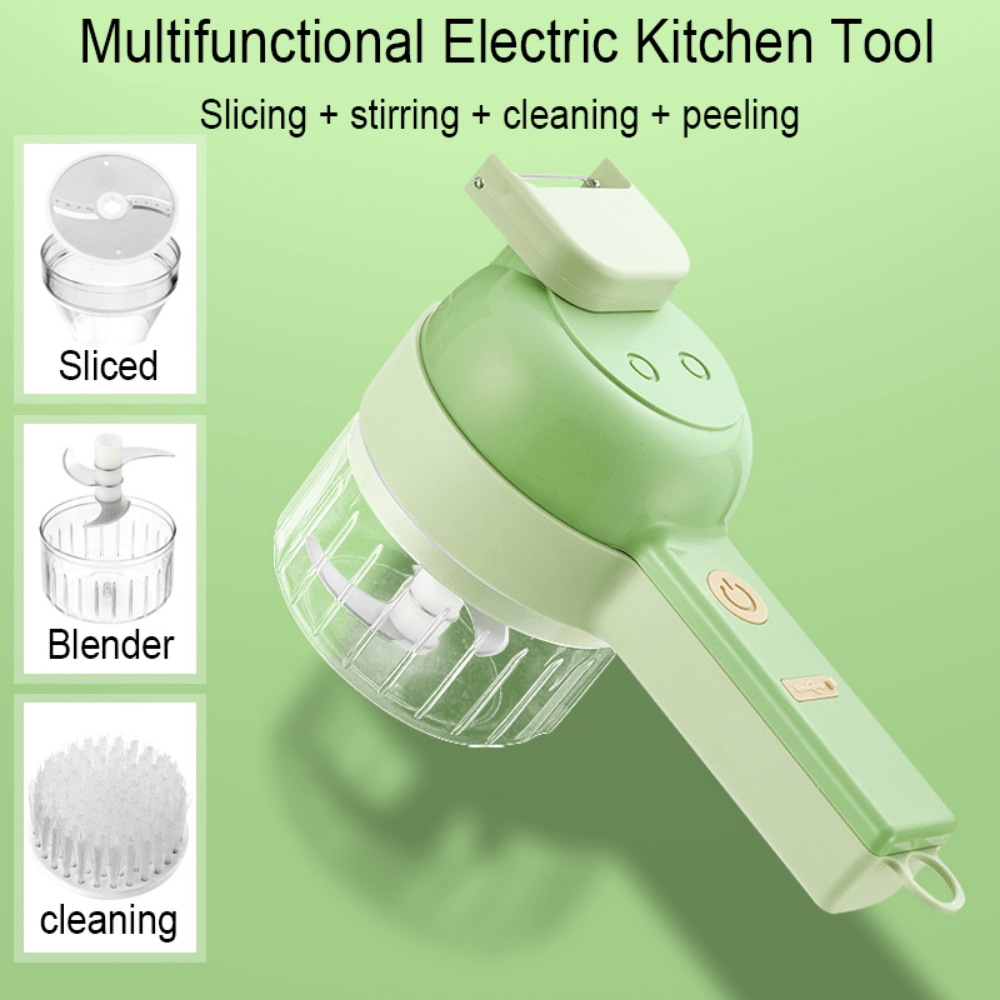 1 Multifunctional Electric Vegetable Cutter r Garlic Mud Masher Garlic  Chopper Cutting Pressing Mixer Food - Temu
