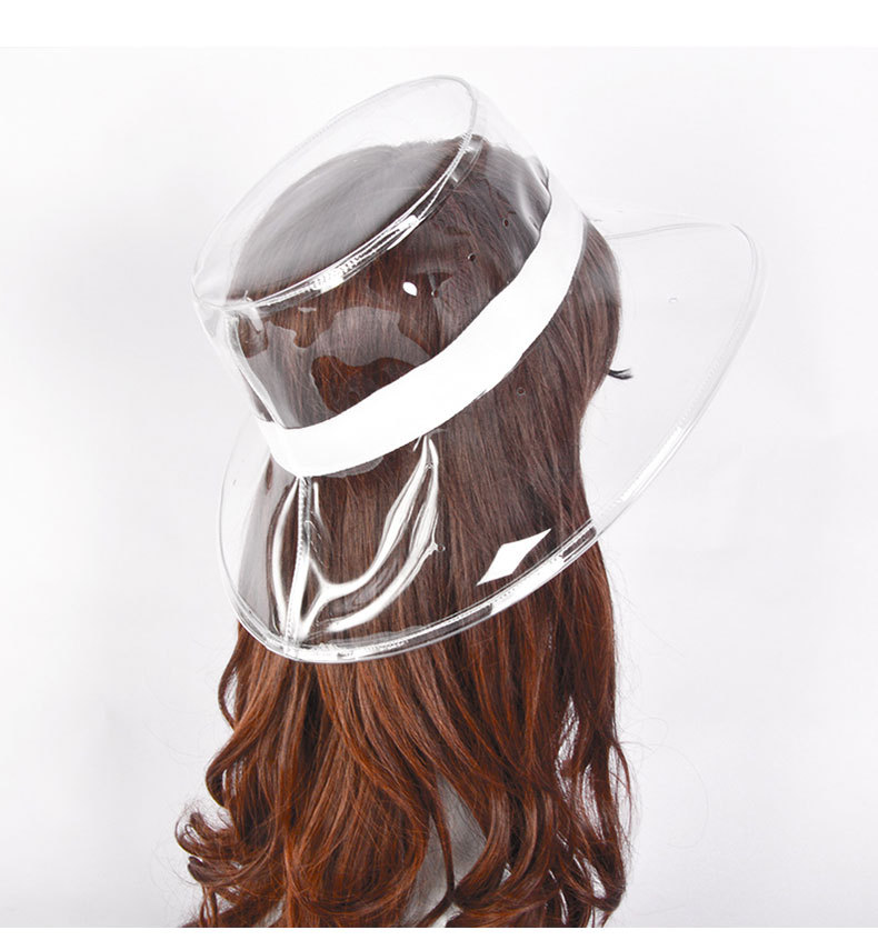 Sombrero de mujer Irfora Sombrero de cubo de mujer Protector facial  extraíble Visor transparente Cubierta transparente Anti Splash Sombrero de  sol de
