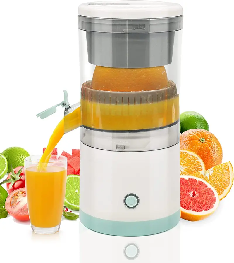 1pc portable electric juicer multifunction usb charging kitchen automatic  squeezer fruit juicer household orange lemon blender details 0