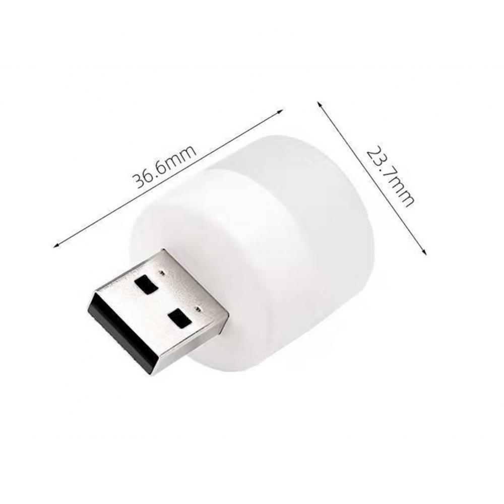 1pc/3pcs/5pcs Lamp USB Lamp Mini LED Night Light Power Bank Charging USB  Book Lights Small Round Reading Desk Lamp Bulb