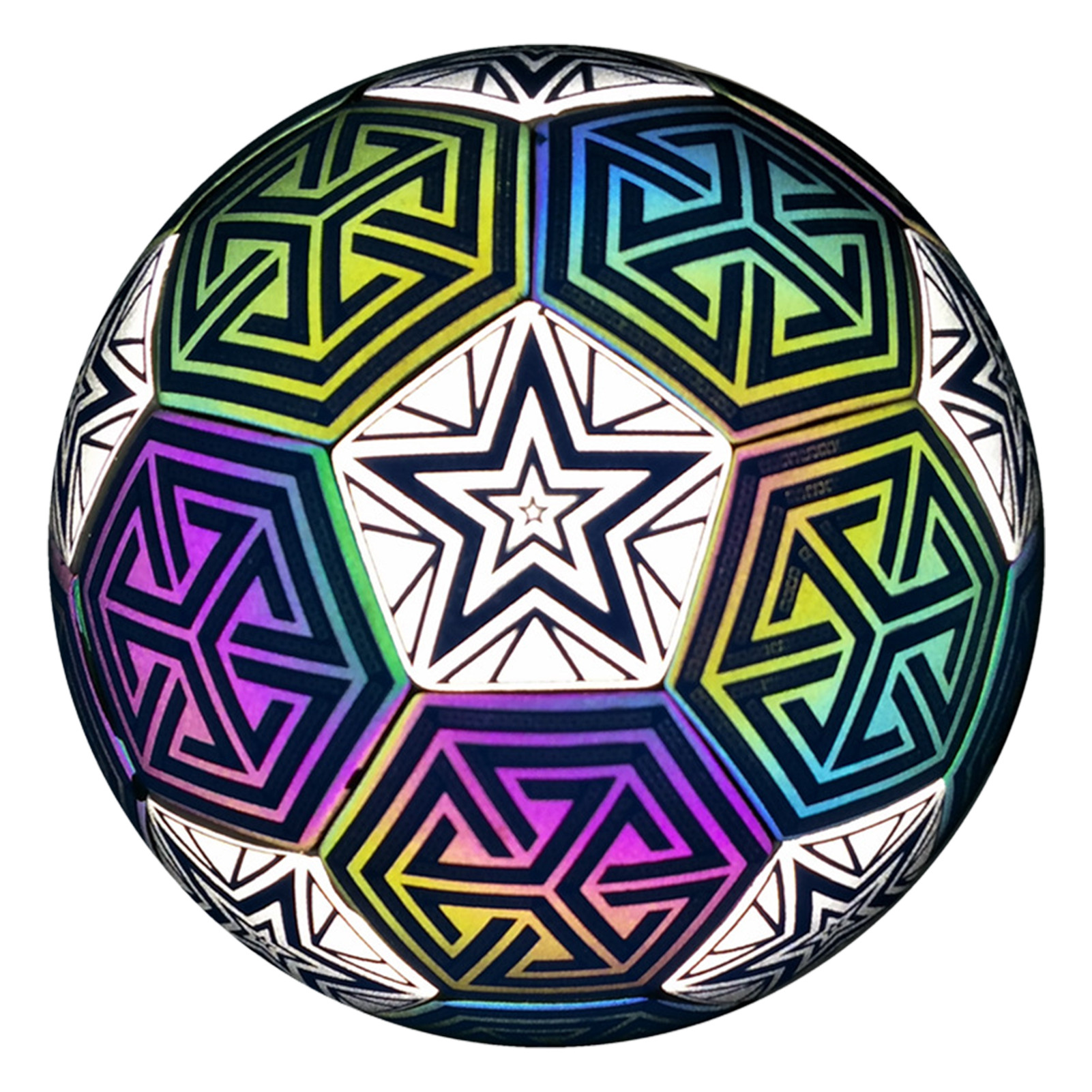 Holographic Luminous Light Up Reflective Football for Night Games &  Training, Glowing in The Dark, Great American Football Toy Gifts for Boys,  Kids, Men 