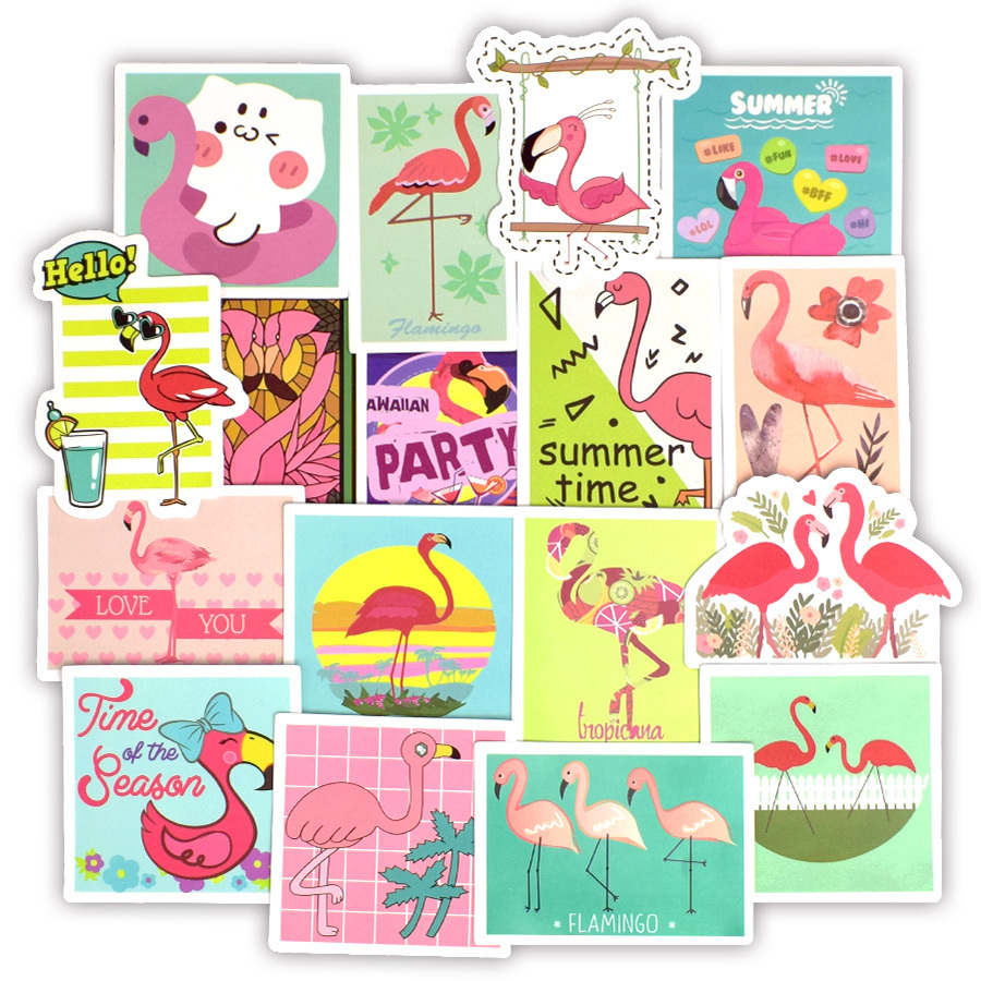 Flamingo Cute Tropical Kids Notebook