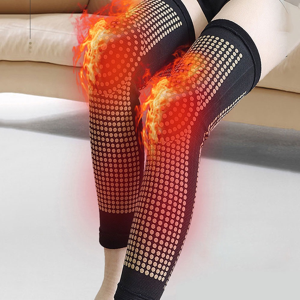 Warm And Soothing Self Heating Leg Warmer For Winter Riding And Joint