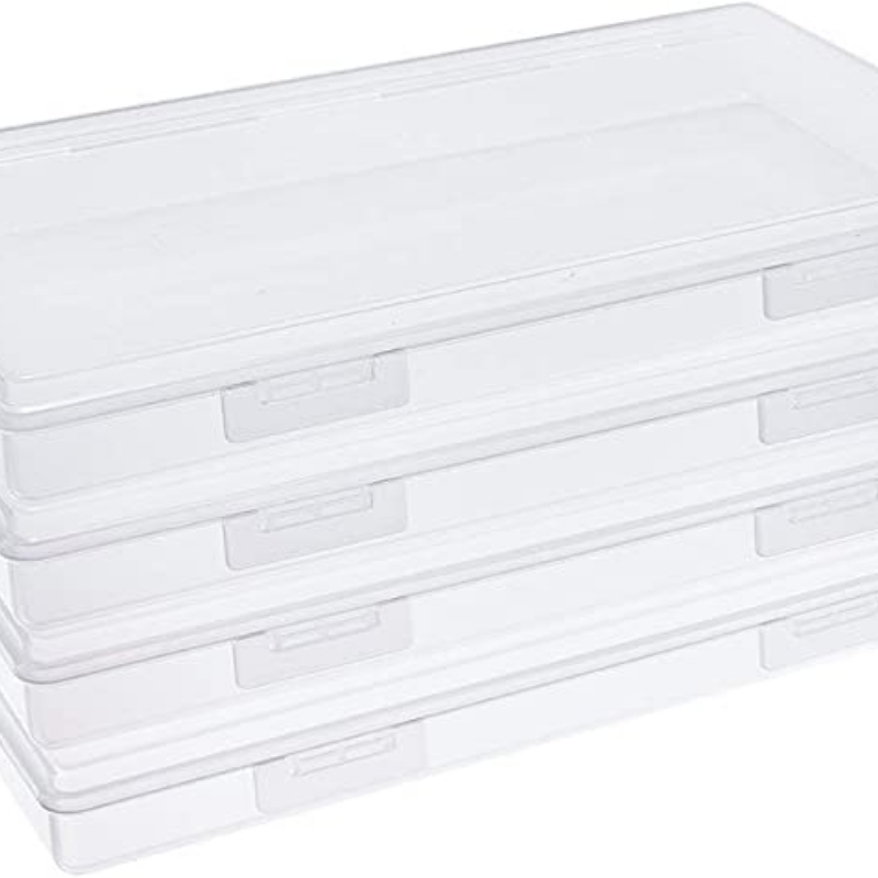 Clear Rectangle Plastic Bead Containers Organize Store Beads - Temu