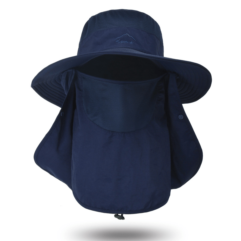 Boonie Bucket Sun Hat Neck Flap Cover Fishing Safari Cap UV