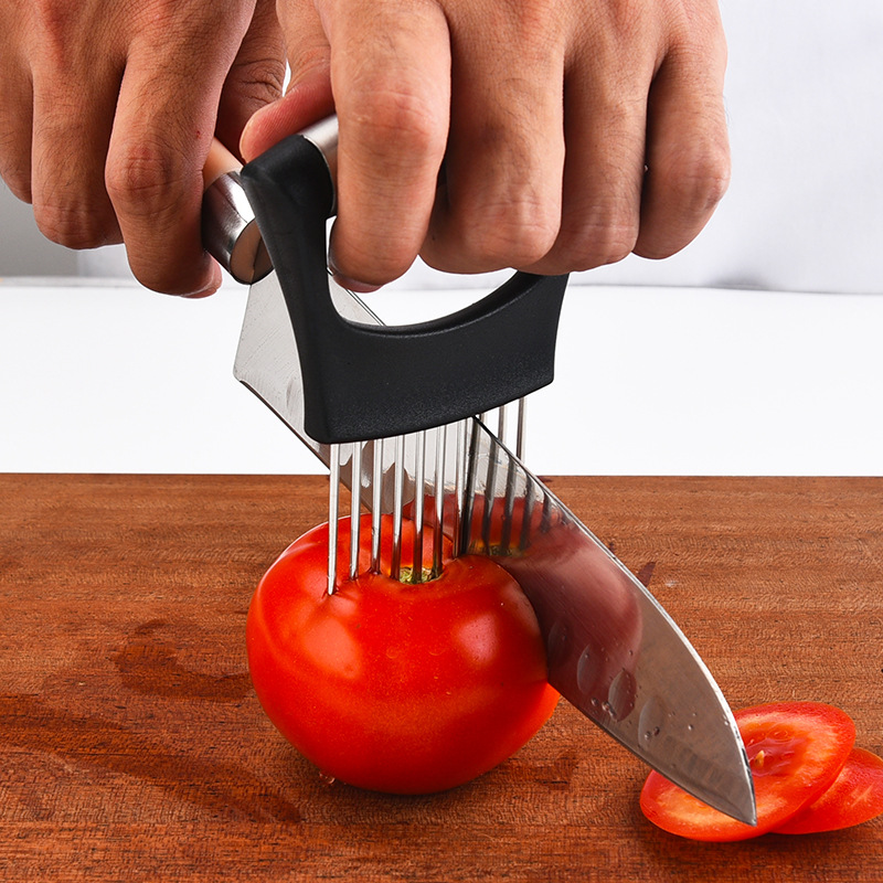 Norpro - Stainless Steel Tomato Holder/Slicer – Kitchen Store & More