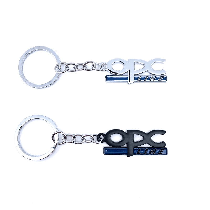 Opc Emblem Car Keychain Metal Keyring Key Holder For Opel - Temu
