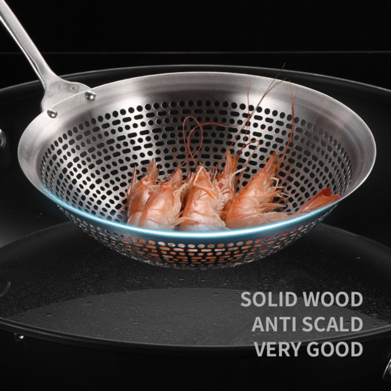 RJ Legend 304 Stainless Steel Kitchen Utensils Set - Cooking Utensils Gravy Ladle - Oil Skimmer - Egg Beater Whisk - Pasta Stra