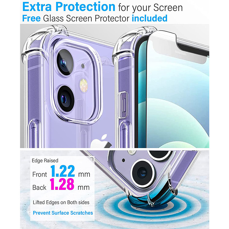 Ultra Thin Clear Case For iPhone 15 14 13 12 11 Pro Max Plus Soft TPU  Silicone For iPhone X XR XS 13 Mini Back Cover Phone Case