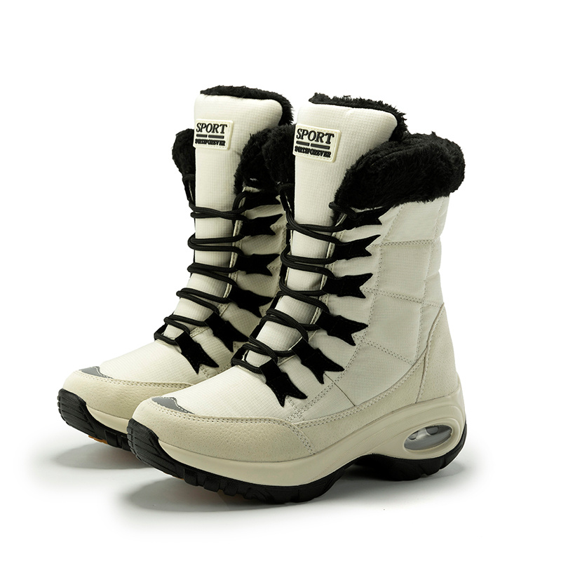 Women's calf Winter Boots Waterproof Warm Faux Fur Lined - Temu