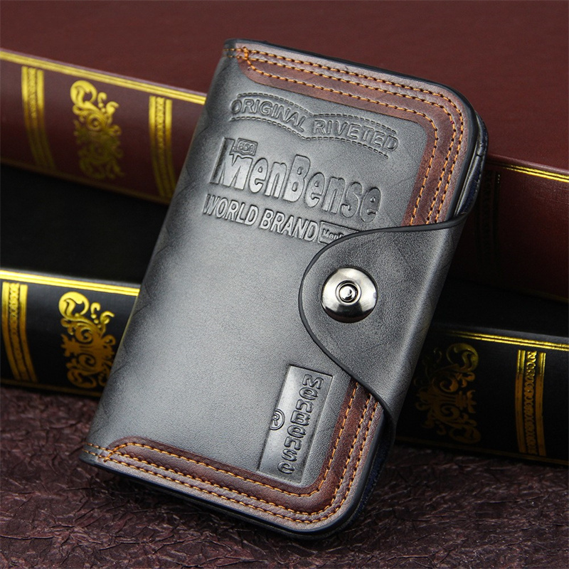 New Men Wallet,leather Short Male Purse With Coin Pocket Card  Holder,trifold Wallet Men's Clutch Money Bag Coin Purses - Temu