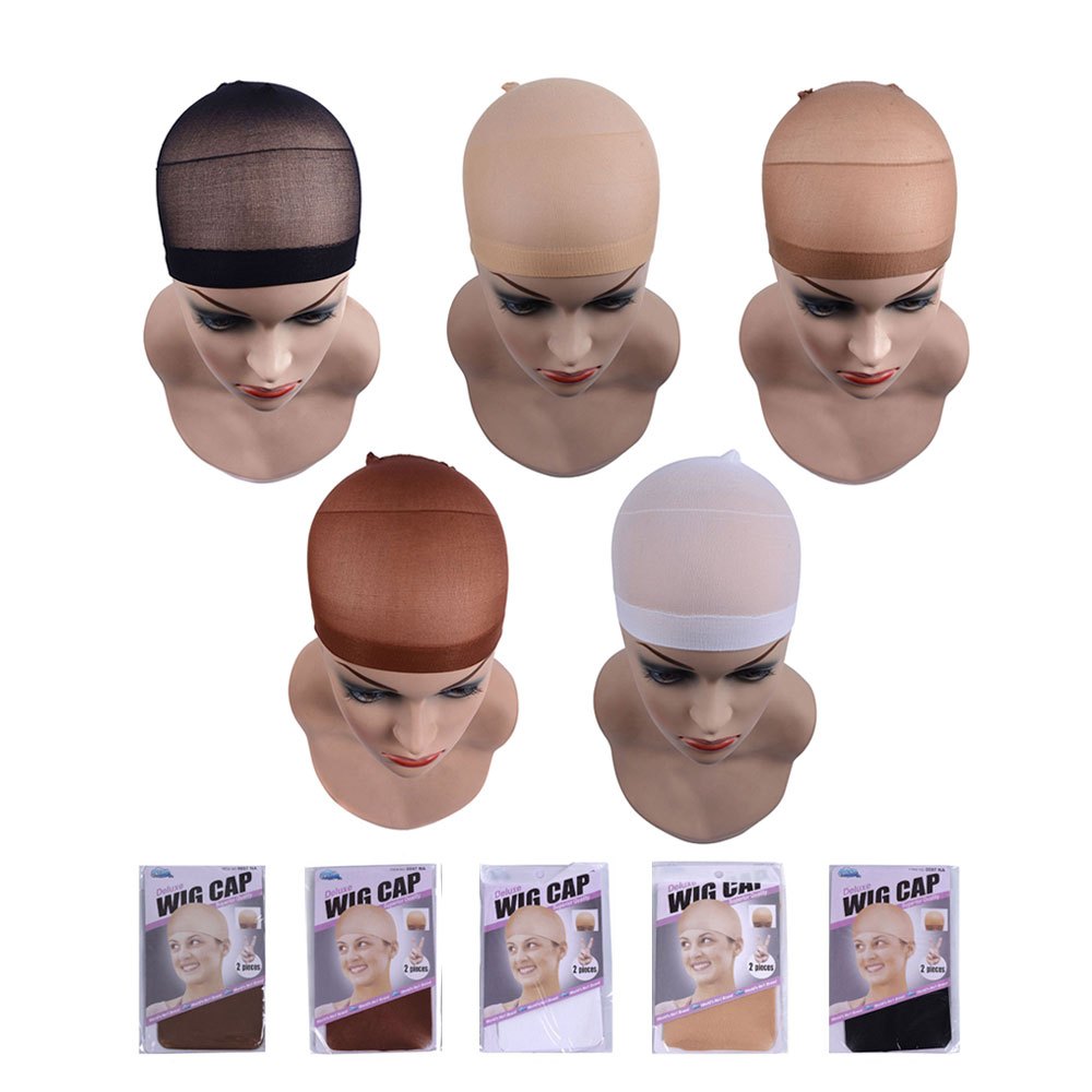 4 Pack Wig Caps Hair Mesh Wig Cap Hair Nets Wig Stretchable