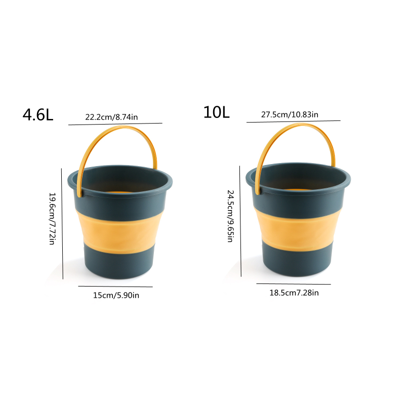 Buy Collapsible Bucket with 2.6 Gallon (10L), Mop Bucket for Cleaning,  Plastic Bucket for Garden, Car Washing or Camping, Portable Fishing Water  Pail Online at desertcartINDIA