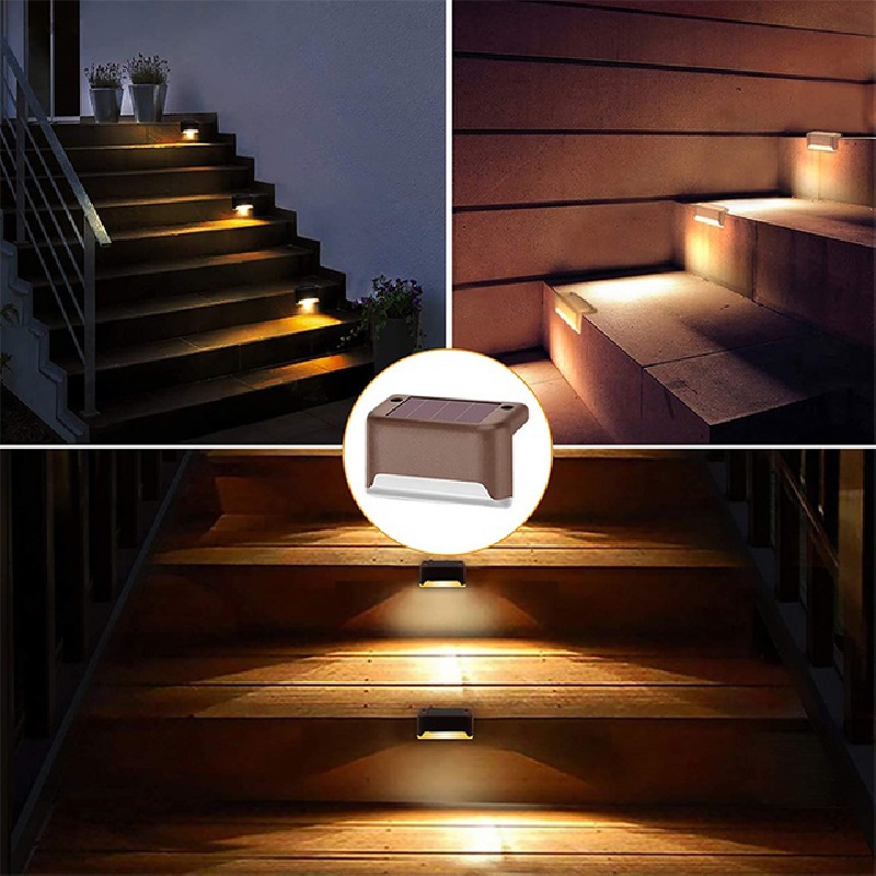 solar lights for stair railings