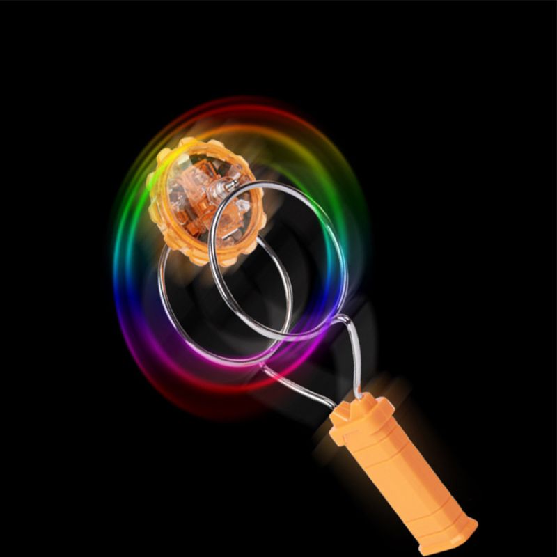 creative led light luminous fidget spinner magnetic gyro wheel changes hand spinner stress relief toys details 0