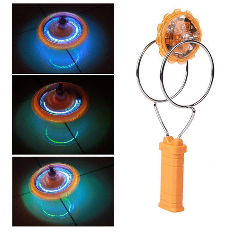 creative led light luminous fidget spinner magnetic gyro wheel changes hand spinner stress relief toys details 1