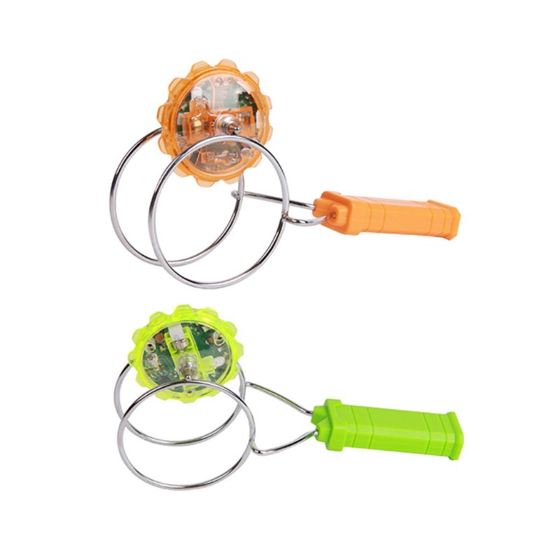creative led light luminous fidget spinner magnetic gyro wheel changes hand spinner stress relief toys details 3
