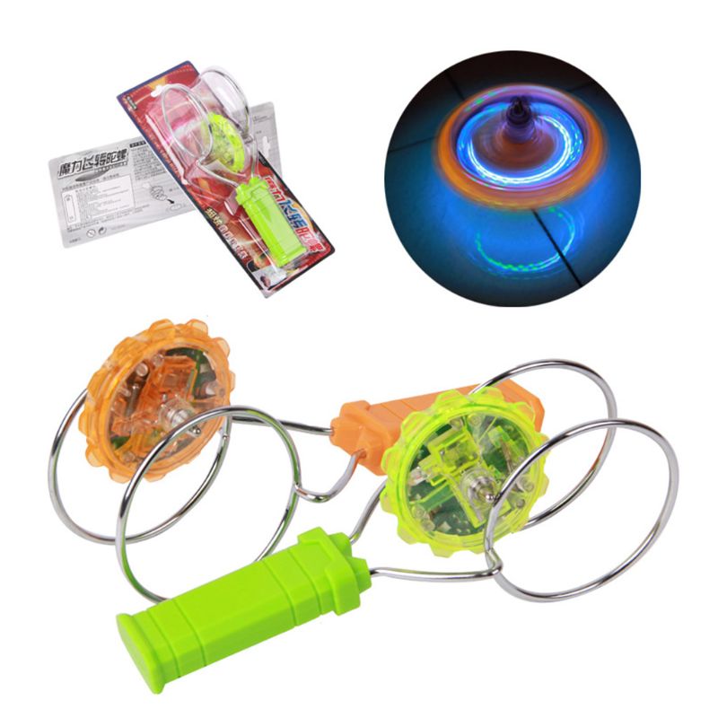 creative led light luminous fidget spinner magnetic gyro wheel changes hand spinner stress relief toys details 4
