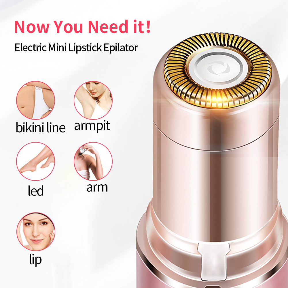 Depiladora Eléctrica Recargable Facial Para Mujer 4 En 1 Eo Safe Imports  Esi-11171 Blanca
