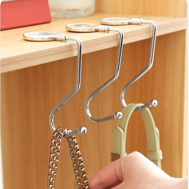 Portable S shaped Stainless Steel Desk Hook Perfect For - Temu