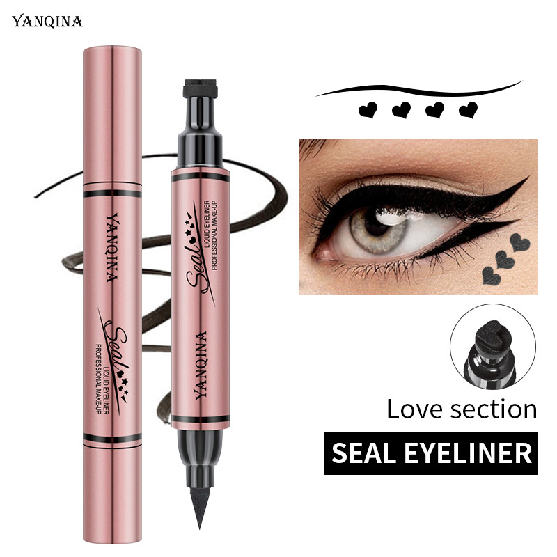 Yanqina 36H Black Waterproof Liquid Pen Eyeliner With ADS Black Waterproof  Pack of 6 Pencil K  Eyeliner Liquid eyeliner pen Eyeliner pen