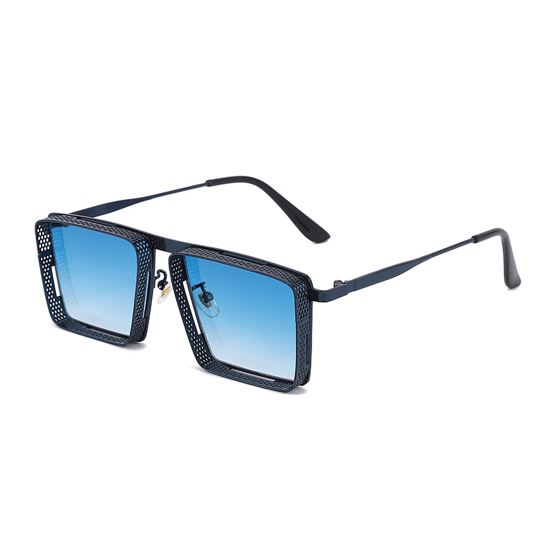 2022 New Retro Fashion Men's Sunglasses Uv400 Luxury Brand Black Square  Frame Cool Men's Outdoor Sunshade Glasses - Temu