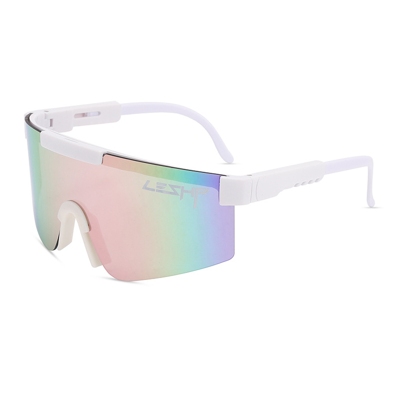 Adjustable Square Frame Sunglasses Men Cycling UV Protection