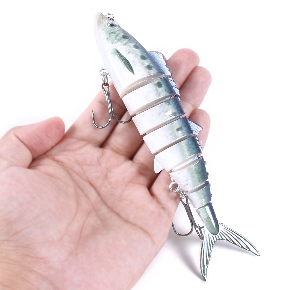 1pc Multi-jointed Sinking Fishing Lures For Bass And Pike - 7in/1.34oz  Crankbait With Realistic Swimming Action - Sports & Outdoors - Temu