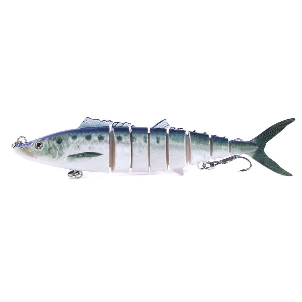 1pc Multi-jointed Sinking Fishing Lures For Bass And Pike - 7in