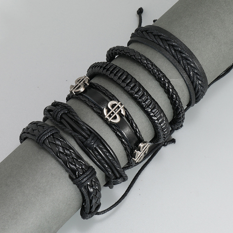 braided leather bracelet diy