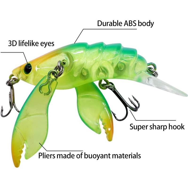 Factory OEM Bait 3D Lure Eyes Artificial Crayfish Bait Pencil Fishing Lure  - China Umpan Ikan and Fishing price