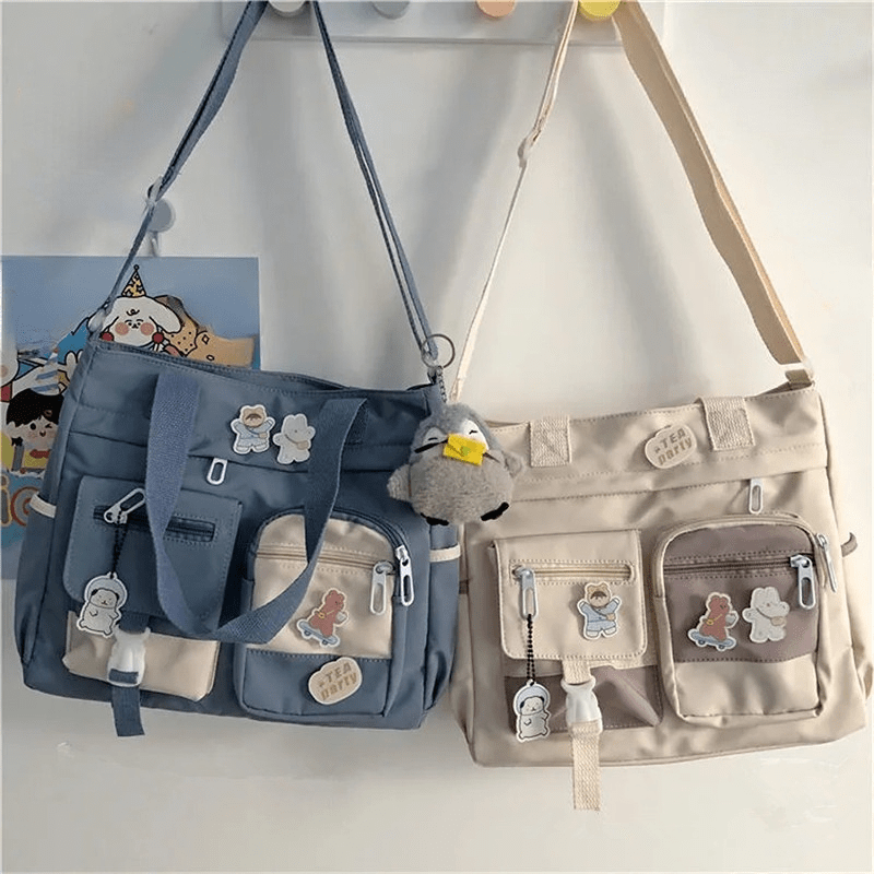 Hello Kitty Pattern Baguette Bag, Trendy Zipper Underarm Bag, Stylish Shoulder  Bag - Temu Germany