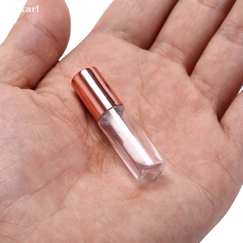 Mini Lip Gloss Tube Brush Empty Refillable Lipstick Lip Balm - Temu United  Arab Emirates