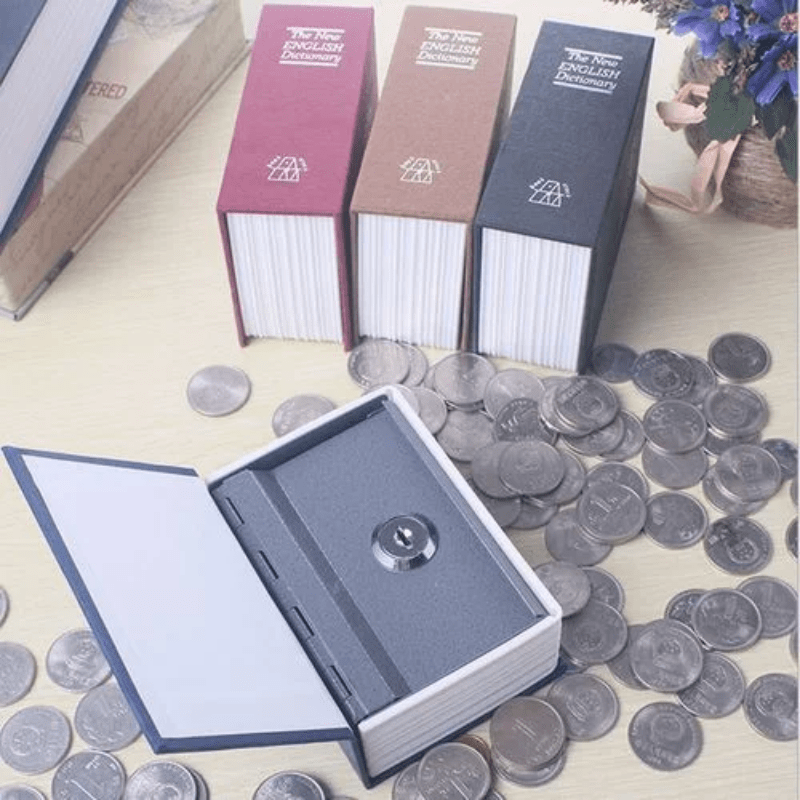 

Dictionary Safes Hidden Book With Lock Secret Security Money Stash Password