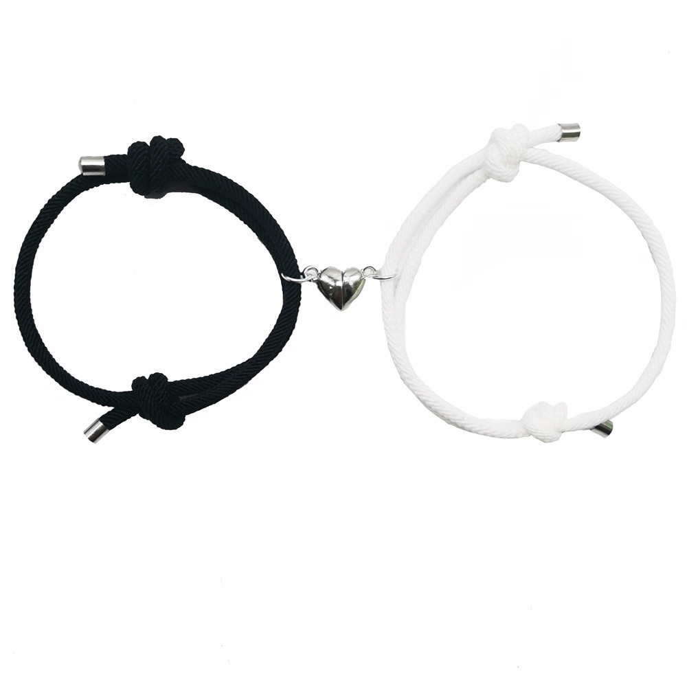 Magnetic Heart Couple Friendship Bracelet – Vembley
