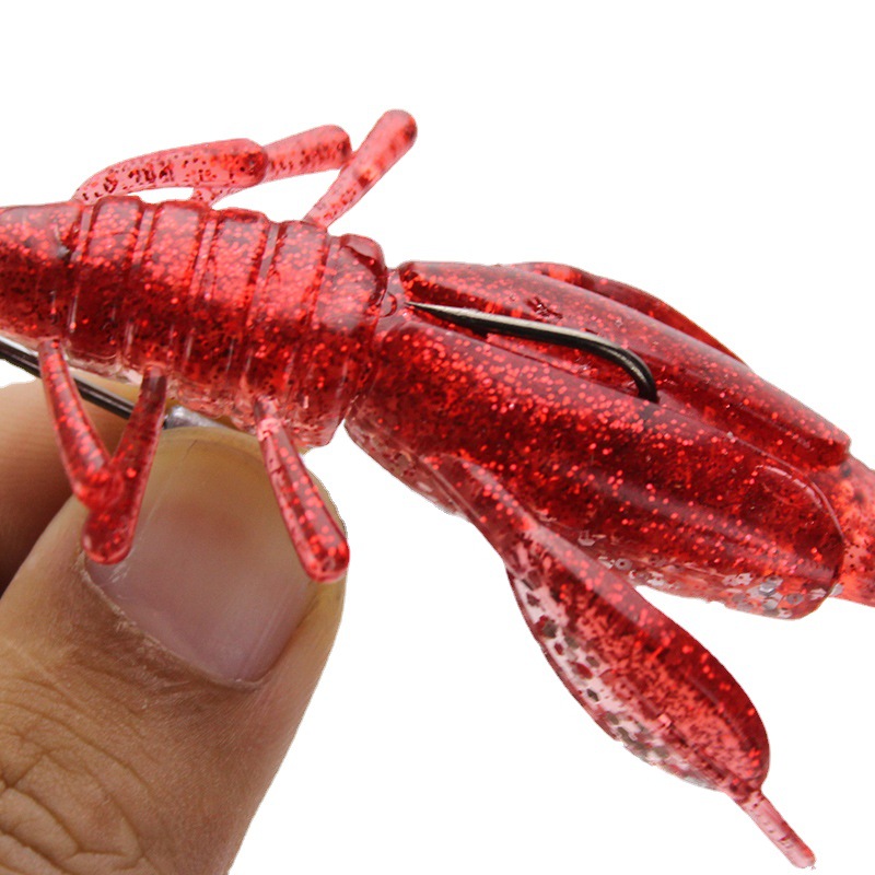 Bicolor Soft Shrimp Bait Bionic Roadrunner - Temu