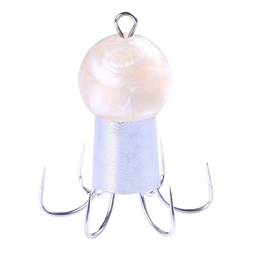 Luminous Squid Hooks: Fishing Tackle Lead Pendant Wooden - Temu