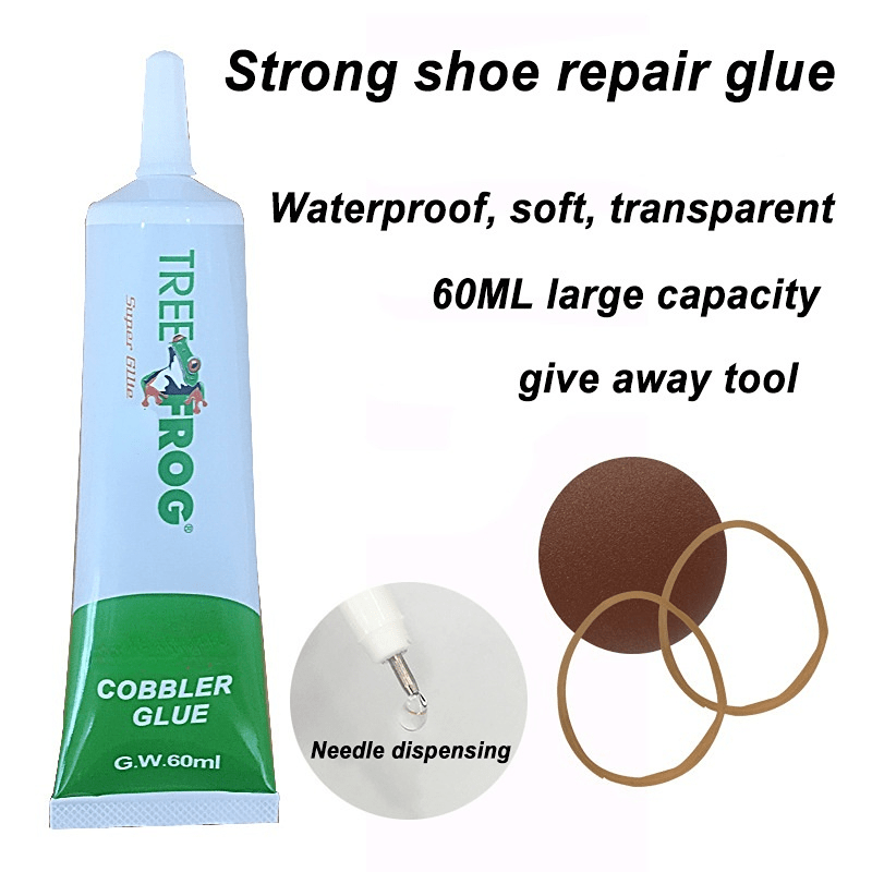 Shoe Glue for Rubber Shoes Waterproof Barge Cement for Shoes Adhesive Super  Glue all Purpose 60ml