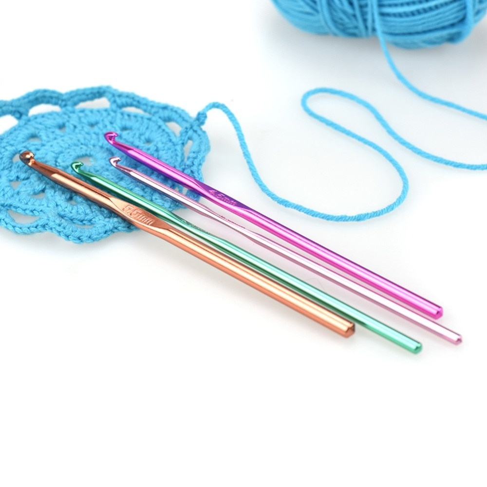 Handle Crochet Hook Knitting Needles Set Crocheting - Temu