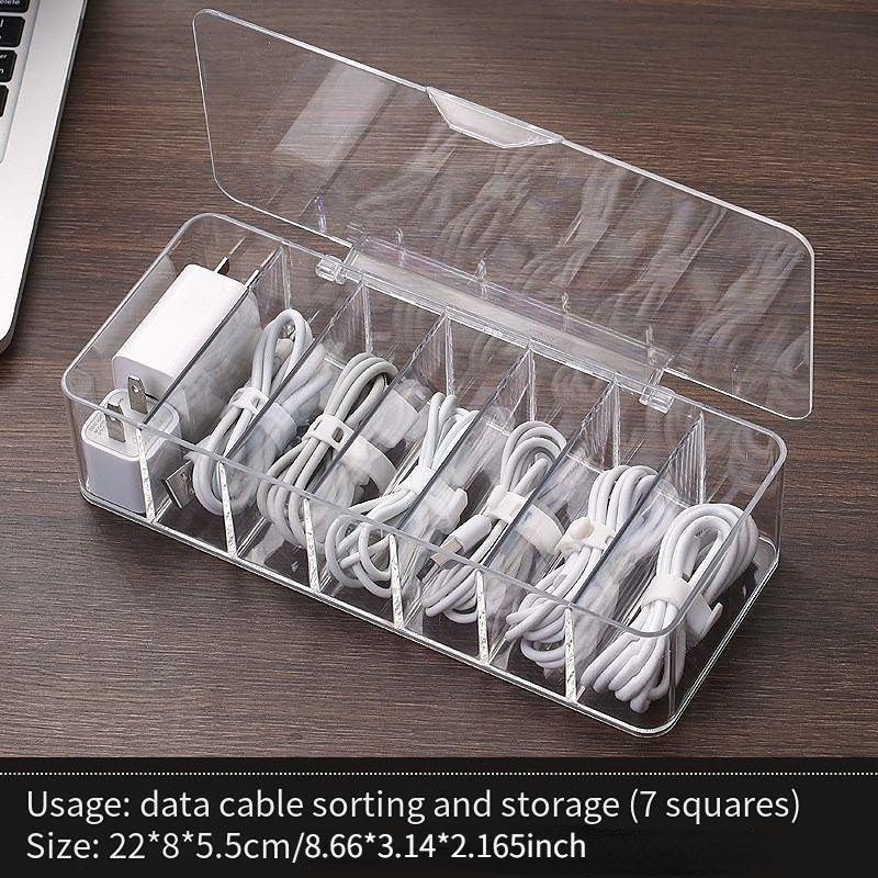 1 Caja Organizadora Cables Datos Gestión Carga 7 - Temu
